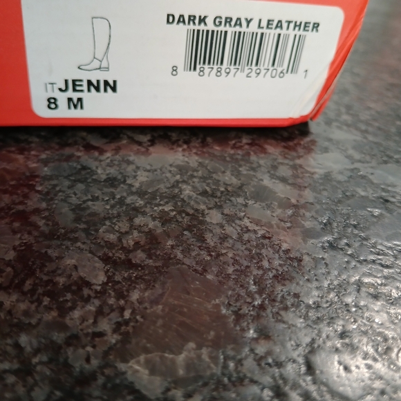 Ivanka Trump Jenn Dark Gray Leather/Suede riding boots size women's 8. - Picture 9 of 10